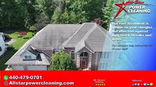 Roof Soft Wash Transformation in Strongsville Ohio | All-Star Power CleaningStrongsville Roof Wash