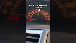 how to throttle relearning toyota vitz toyota xli gli #automobile #autoworld #viral #arb