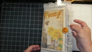 Bee Junk Journal Flip Through DT for Sweetpeacuriosities!!