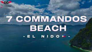 Aerial Escape: Drone Flyover Above Mesmerising 7 Commandos Beach, El Nido | Palawan Best Beach