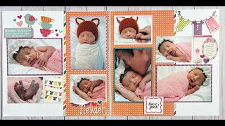 Nevaeh - Echo Park - Little Girl - Double Page Layout