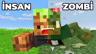 Minecraft ama ZOMBİYE DÖNÜŞÜYORUM