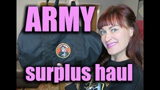 CUTE & CHEAP ARMY SURPLUS HAUL