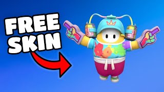 NEW FREE Soda Crown SKIN In Fall Guys! (Unlock Tutorial)