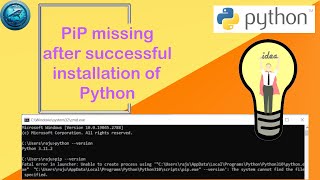 [Solved] python/pip/pip3 fatal error in launcher, unable to create process using python.exe