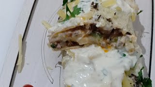 طاكوس باللحم المفروم بنة ولا أروع يجي كيما تاع  tacos garnis au viande haché les fast food