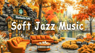 Relaxing Music in a Cozy Lakeside Coffee Shop ☕ Soft Jazz Instrumentals for Work and a Better Mood