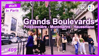 Grands Boulevards, France | Walk In Paris | Paris walk | Paris street tour