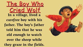 The Boy Who Cried Wolf ⭐ Level 1 ⭐ Learn English Through Story • Listening English Story • Audiobook