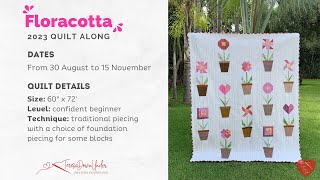 You're invited to join my Floracotta quilt along