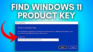 How to Find Windows 11 Product Key 🔑