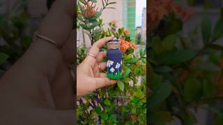 Bottle art| Simple bottle art| #diycraft #bestoutwaste #minibottleart #shorts