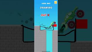 Draw bridge puzzle game level 1947 #gaming #drawing #Shorts