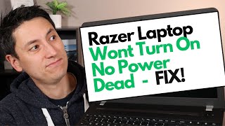 Razer Blade Gaming Laptop Computer - Dead, No Power, Wont Turn On Fix