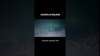 Aurora in Iceland | January | Winter | with iPhone 15 Pro