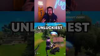 The *UNLUCKIEST* Fortnite Moment EVER #shorts #fortnite #fortniteclips #streamer