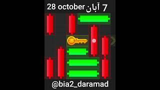 کلید همستر 7 آبان بصورت آرام مینی گیم همستر Mini game hamster 28 october آسان‌ترین روش حل مینی گیم