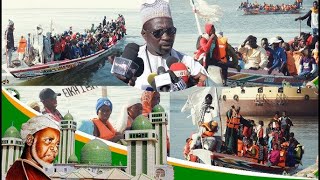 L: arrivé en pirogue des Talibés Baye....