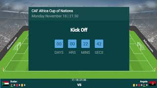 SUDAN VS ANGOLA LIVE | 2024 AFRICA CUP OF NATIONS TODAY MATCH LIVE | ANGOLA VS SUDAN LIVE MATCH