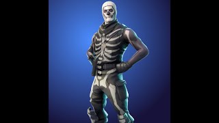 Fortnite Skull Trooper Skin (GAMEPLAY)