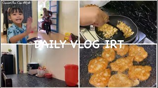 Daily Vlog IRT | Masak Sarapan , Buat Bekal Lanjut Antar Jemput Anak dan Beberes Rumah Kontrakan