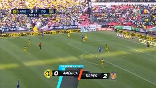 America vs Tigres 0-2 Jornada 17 Clausura 2013 Liga MX 04/05/2013