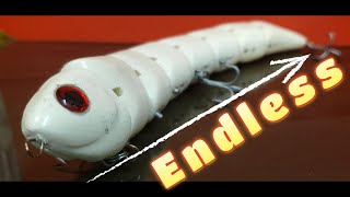 Making a Silicone Lure Mold, Part 2 of the Endless Swimbait. #lurefishing #lure #luremaking