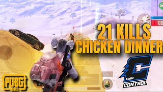 2v4 END ZONE CHICKEN DINNER | 21 KILLS TEAM SPEAK | PUBG MOBILE | oHIGHMAN