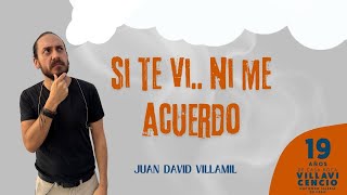 🔴 Servicio de Mitad de Semana: Si te vi.... ni me acuerdo | Juan David Villamil Director Alabanza