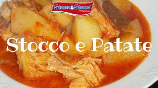 Stocco-Patate-Olive ( Ricetta Calabrese)  #cittanova #stoccoestocco