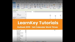 Outlook 2019   Set Calendar Work Times