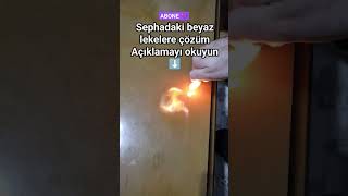 sephadaki beyaz lekeler nasıl geçer? cevap basit açıklamayı okuyun !!