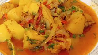 aloo chicken recipe /aloo chicken shorba recipe/chicken aloo curry restaurant style,