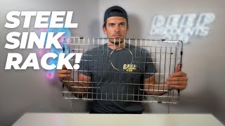 SettleDown Stainless Steel Sink Grid Protector Rack Review!