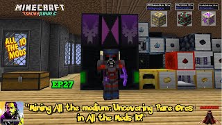 Minecraft “All the Mods 10: “Vibranium, Unobtanium ore and Template  !” EP 27🌟