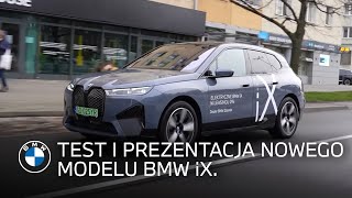 Artur Gliwa i nowe BMW iX - test i prezentacja nowego modelu z floty BMW Zdunek | Vlog Grupy Zdunek