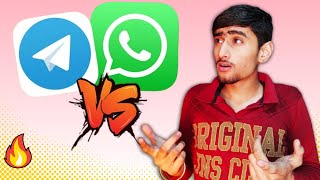 Telegram Vs Whatsapp!Who Gives You Better Features|TECH UNITED