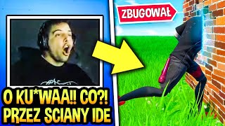 ZONY *W SZOKU* ZBUGOWAŁ GRĘ I PRZECHODZI PRZEZ ŚCIANY W FORTNITE! & ( SHOTY FORTNITE )