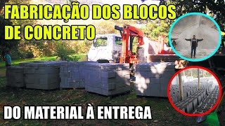 FABRICAÇÃO DOS BLOCOS DE CONCRETO