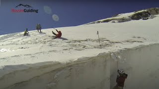 Climber Pulls Down Team in Crevasse Fall