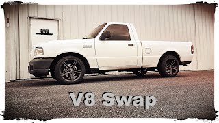 How NOT to Cram a Full 2.5 inch Dual Exhaust into a Lowered Ford Ranger V8 swap or V6