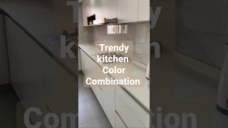 Trendy kitchen Color Combination #shorts #youtubeshorts #shortvideo #ytshorts #interiordesign #viral