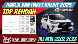 Simulasi Kredit All New Toyota Veloz 2023 | Paket ADDB TDP Rendah