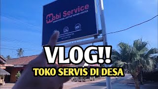 VLOG !!!  TEMPAT SERVIS HP DI KAMPUNG SUASANANYA SEPI DI MUSIM KEMARAU