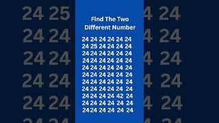 Find The Difference between Numbers Part 12 #odd #quiz #quizgames