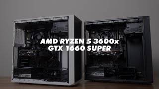 Building TWO Ryzen 5 3600x Gaming PCs! 3600x + 1660Super and a 1060!