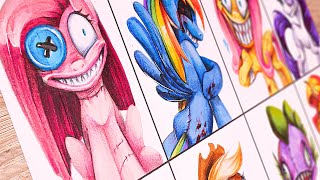 Drawing My Little Pony as a Monster! My Little Pony Sketch Tutorial