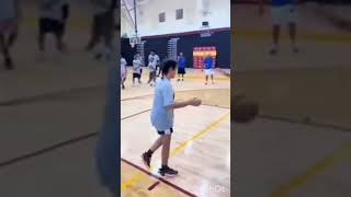 BASKETBALL GRANT WILLIAMS GETS COOKED BY A LITTLE GIRL AND BOY AT HIS OWN CAMP #shorts