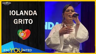 Iolanda Performs "Grito" at Ukrainian Malmo Party | Eurovision 2024 (Portugal)