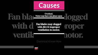 Induction motor Over heating during run #shorts #electrical #viral